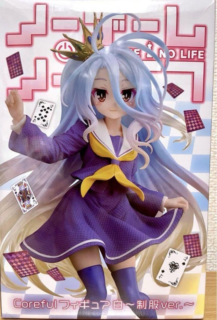 Amazon.co.jp: ノーゲームノーライフ 白 制服ver Coreful フィギュア 
