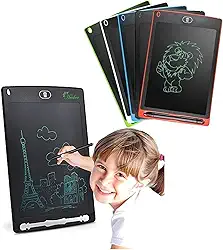 Lousa Mágica Digital Infantil LCD para Crianças - Escolha a Cor - Tablet de Escrita e Desenho – Estímulo à Criatividade e Aprendizado Premium