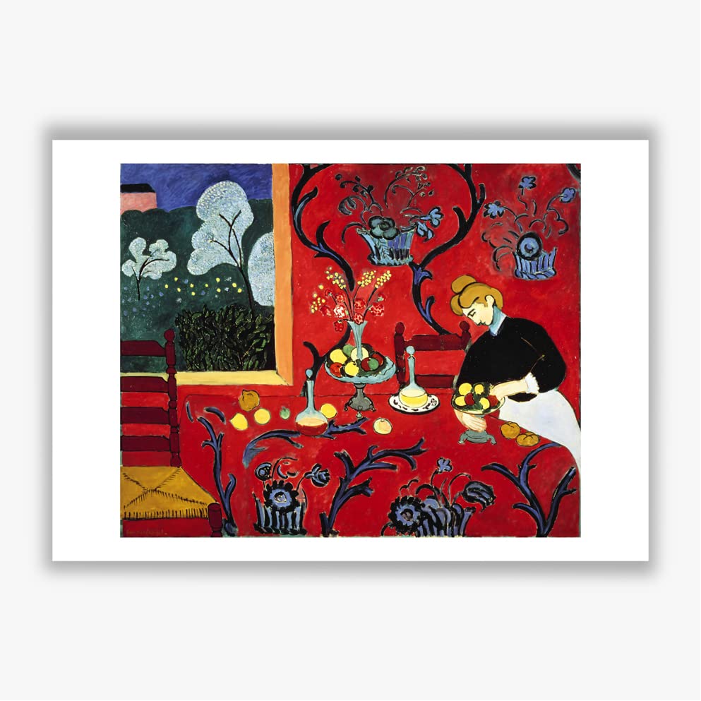 Matisse Harmonie en rouge le dessert impression murale salon XL - 2