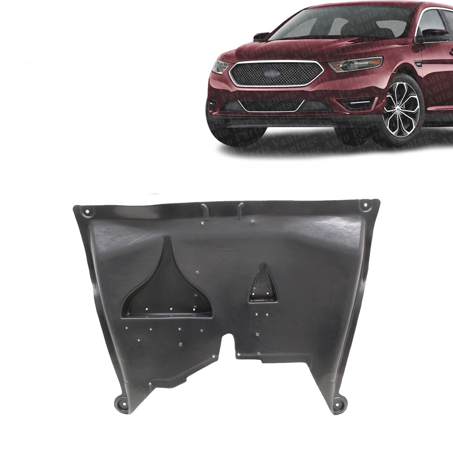 Front Engine Splash Shield Under Cover Centre Vacuum Compatible with Lincoln MKS/Ford Taurus 2013-2019 | DIRECT REPLACEMENT | DA8Z9910494A |‎ FO1228157