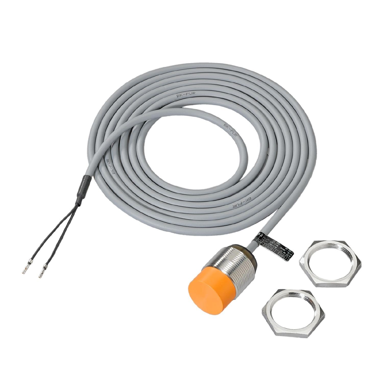Tsnwinme II5803 Inductive Sensor, Sensing Range 22 mm Non-Flush mountable; Operating Voltage 10...36 DC V; 2-Wire; PNP/NPN; 3 m PUR-Cable; 3 m; PUR; Increased Sensing Range; Optical Setting aid