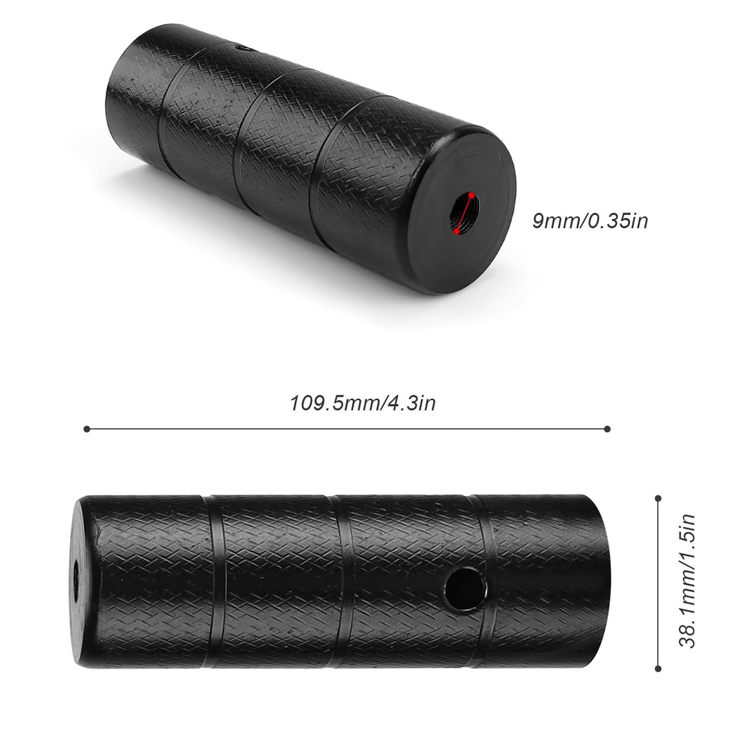 HJIAMA Clavijas Para Bicicleta (4 Piezas) - Pedales Traseros De Hierro, Alta Dureza, Antideslizantes Para Bici Montaña Y Carretera