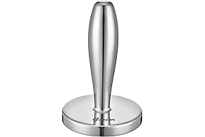Solid Cast Stainless Steel, Non-Slip Round Chicken Press, Dishwasher Safe