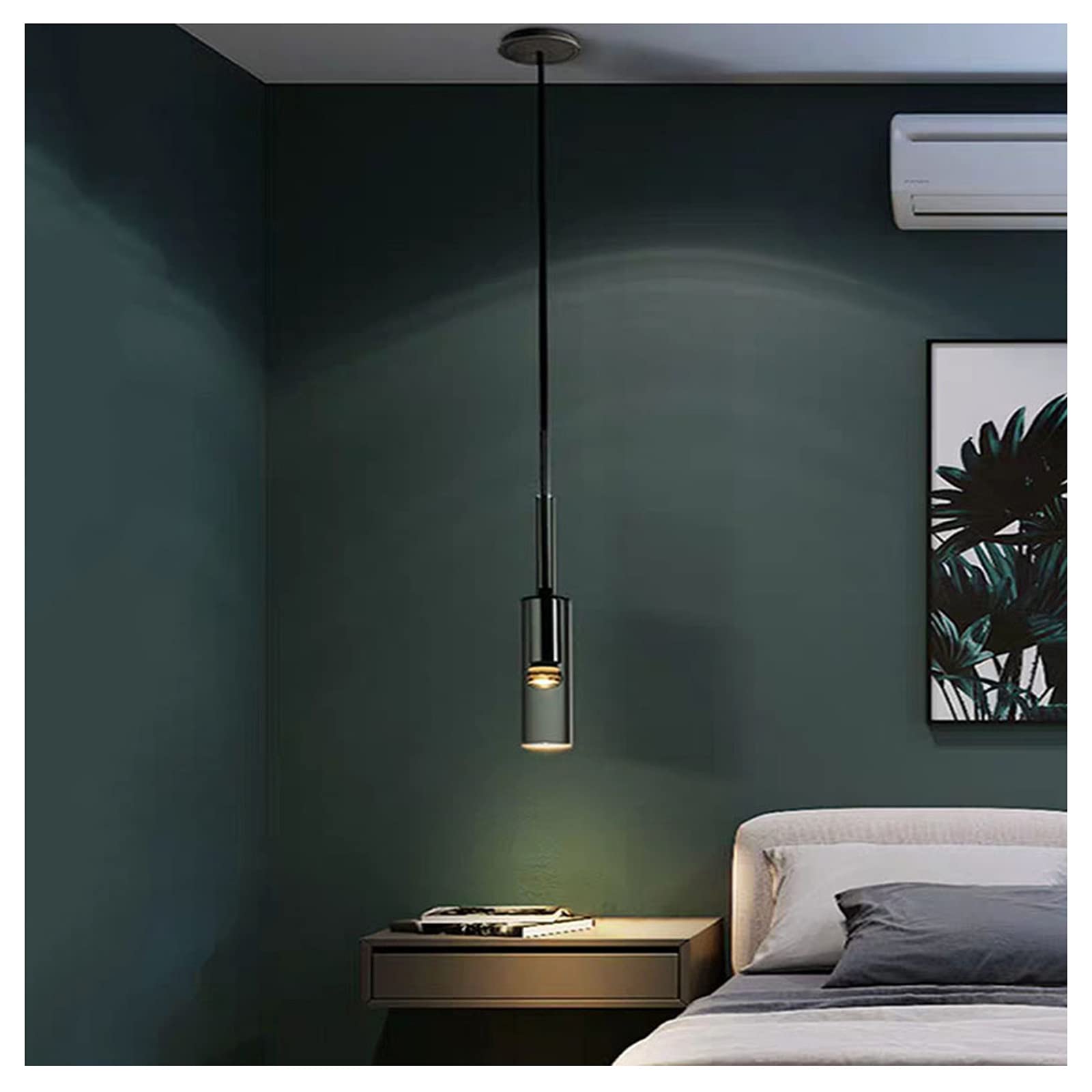 Lustre LED Nordic ajustable 3 couleurs pour corriger l'éclairage de chevet