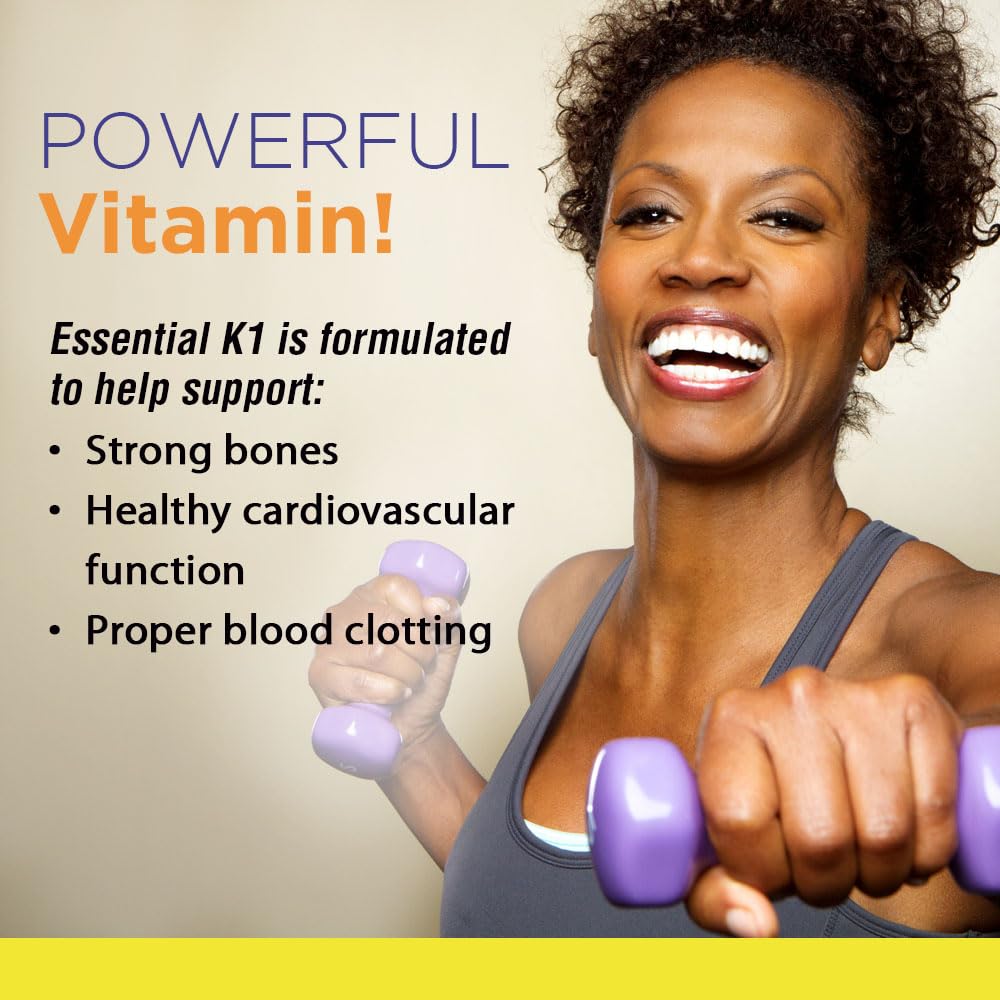 Nature's Life Vitamin K 1000mcg | Phylloquinone K-1 Supplement, Healthy Bones & Cardiovascular Support | 50CT — Amazon image 3