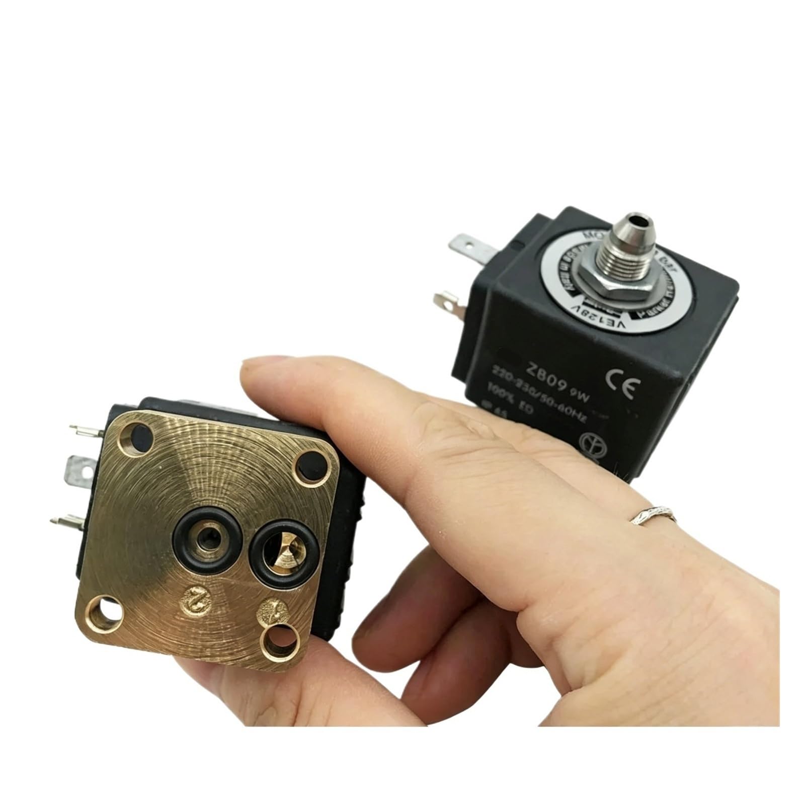 Bobina for Macchina Da Caffè ZB09 9W Elettrovalvola Corpo Valvola Bobina A 3 Vie, Compatibile Con Nuova, Compatibile Con ASTORIA, Compatibile Con FAEMA, Accessori Di Ricambio Di Ricambio(Coil)