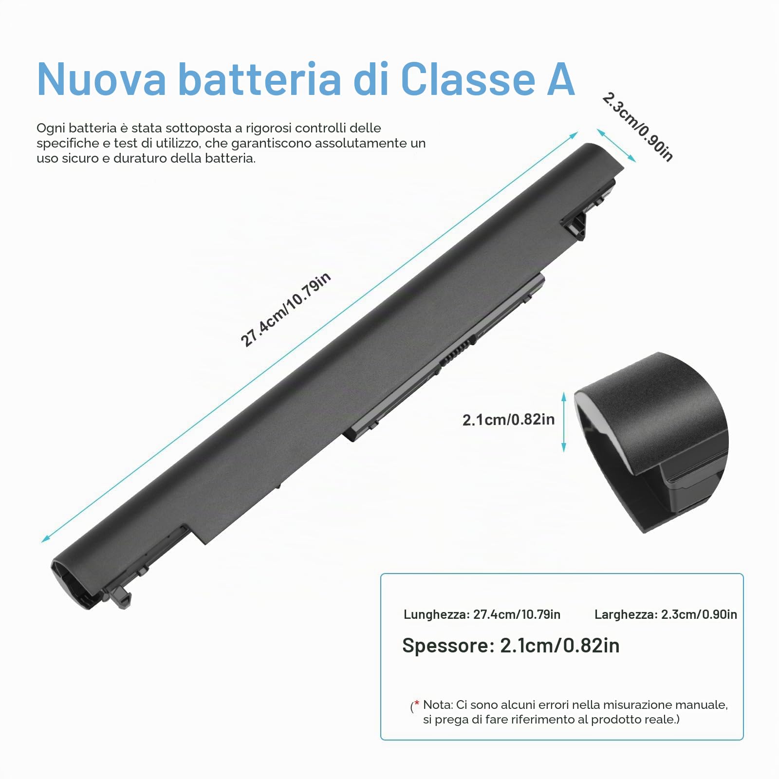 2850mAhJC04 JC03 Batteria di ricambio per HP 919700-850 919701-850 Pavilion 250 G6 255 G6 17-AK025NG 17-BS011DX15-BS650UR 15-BS650TX 15-BS635TU 15-BS635UR 15-BW635UR TPN-C129