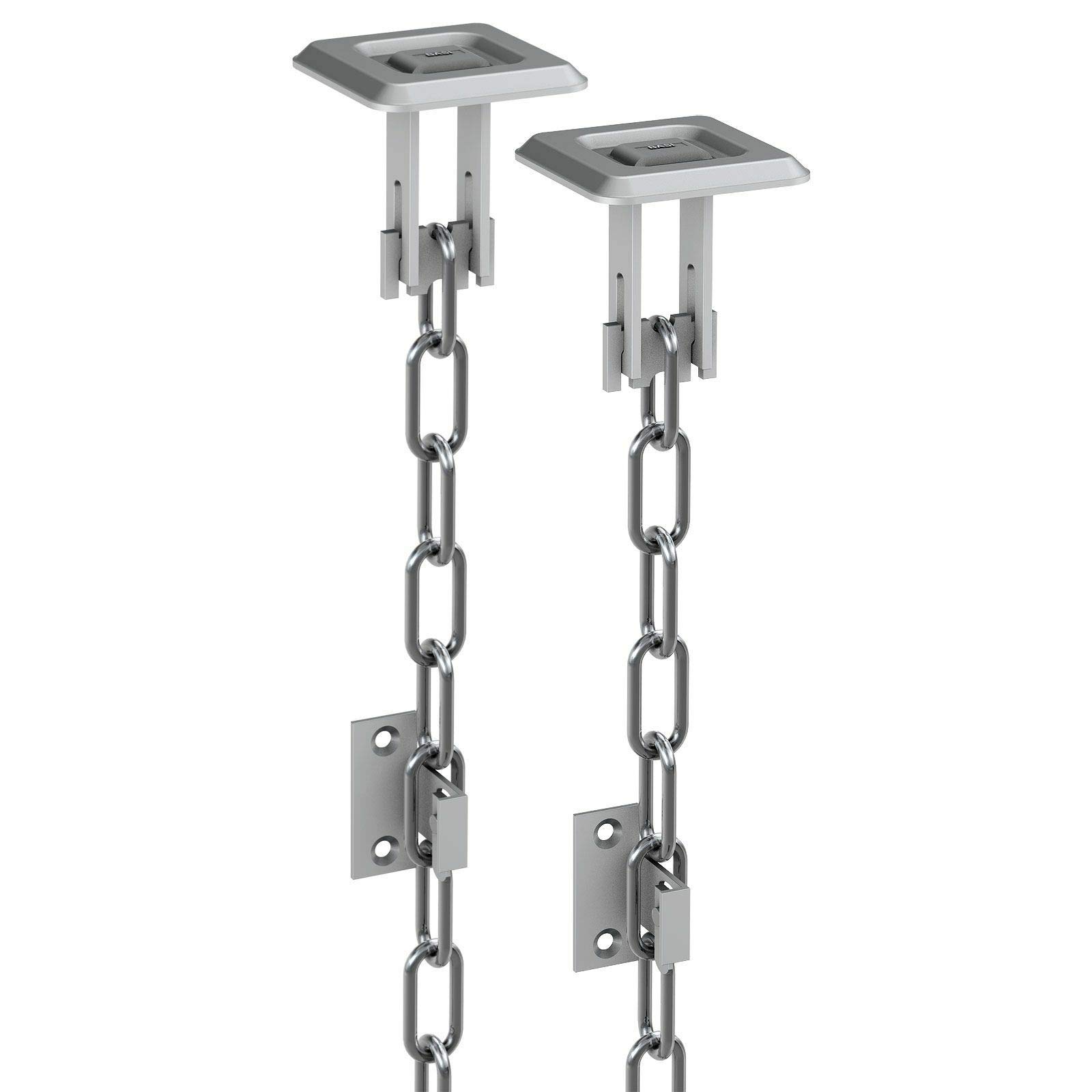2 x Paar BASI® Gitterrost-Sicherung GS70 Einbruch-Schutz Zusatz-Sicherung für Licht-Schacht Keller-Schacht
