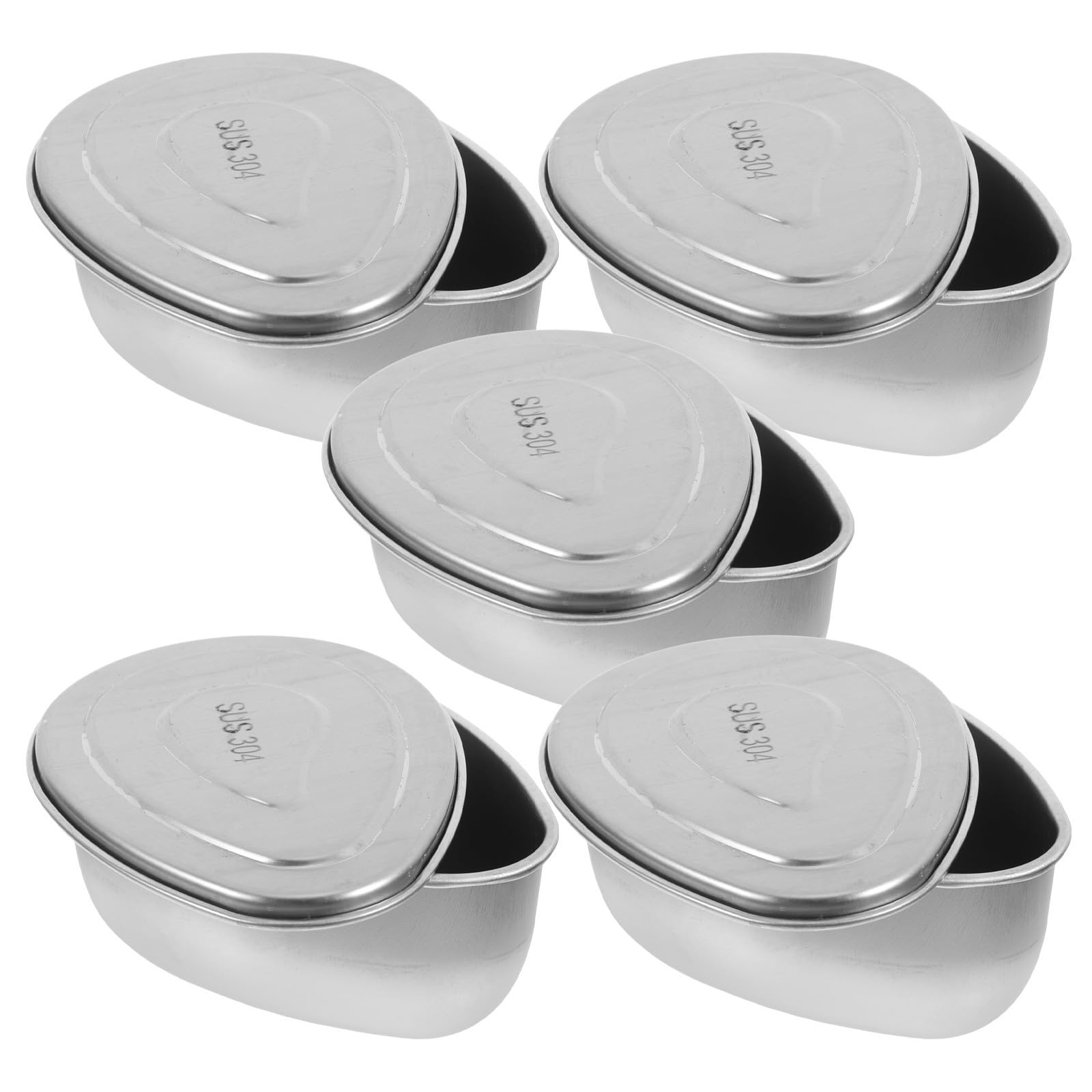 Bandeja vaporera de acero inoxidable de 5 piezas para cocinar al vapor