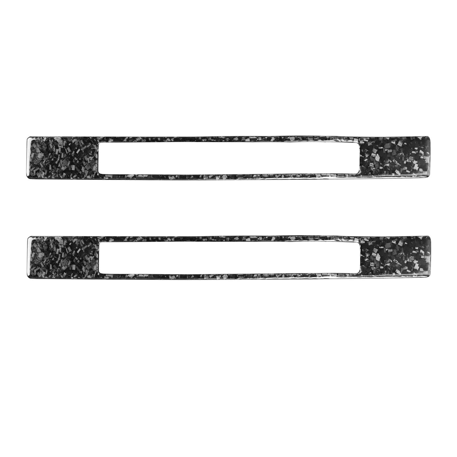 Tiras Protectoras Decorativas Umbral Puerta con Textura Rana, Pegatinas Fibra Carbono para Coche para Ford para Mustang 2015-2021, Accesorios Interiores Marco Pegatinas