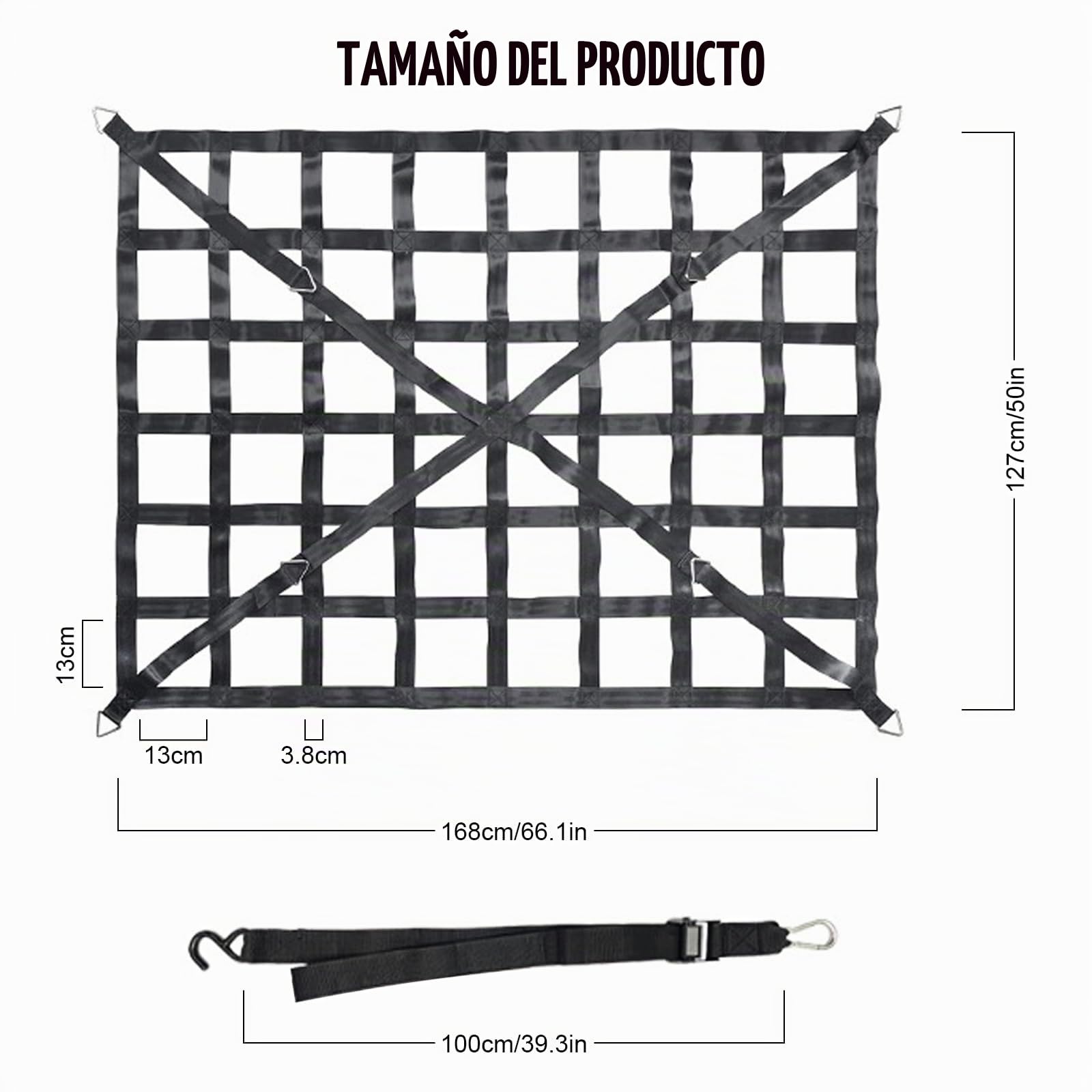 LIROPAU Red de Carga para Pickup Camión, Red De Carga Pesada