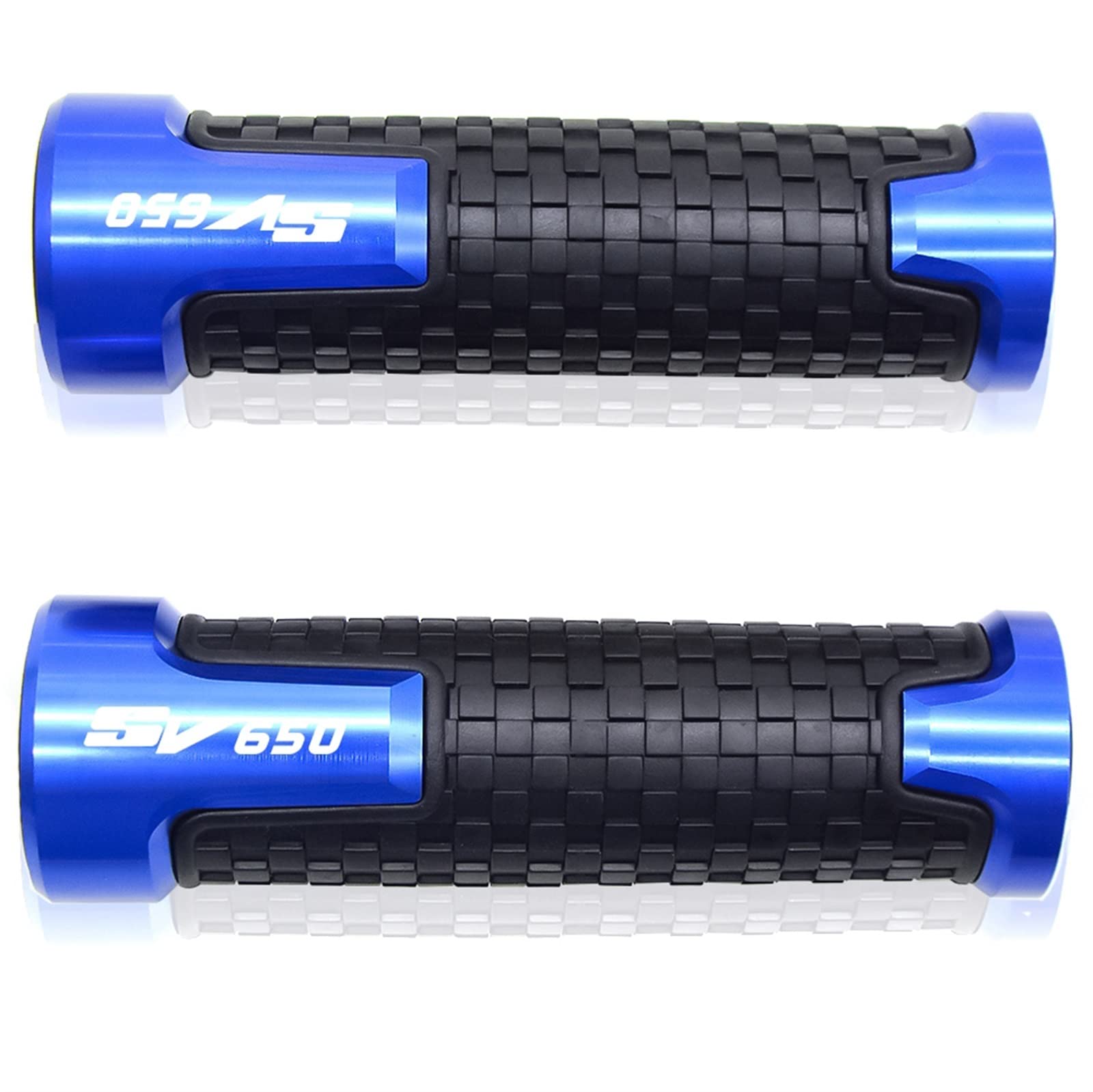 Poignées moto bleu Suzuki SV 650 pour balades et trajets quotidiens