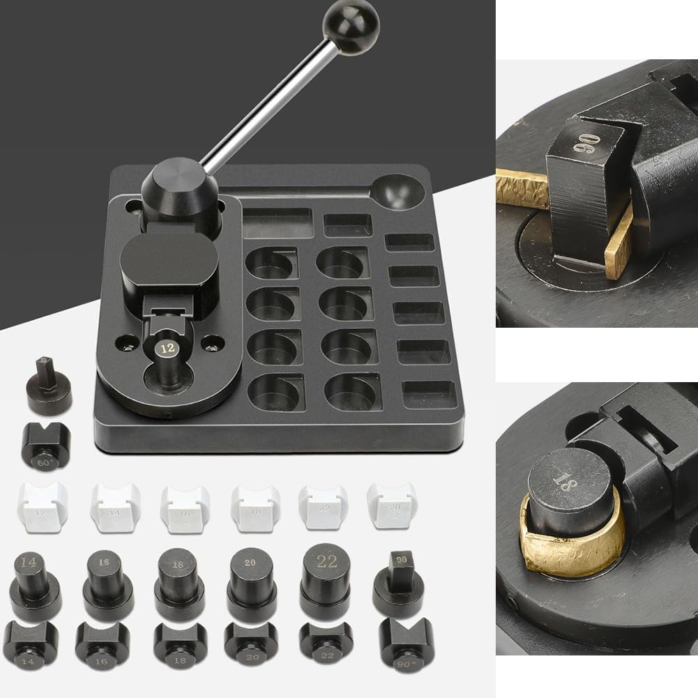 Set di maschere per piegare filo metallico con fustelle regolabili per piegare il filo, set per anelli fai da te, piegatura di metalli, gioielli, strumenti per aiutare a creare regali (Jig Plus)