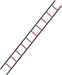 ESCADA DE AGILIDADE VERMELHA