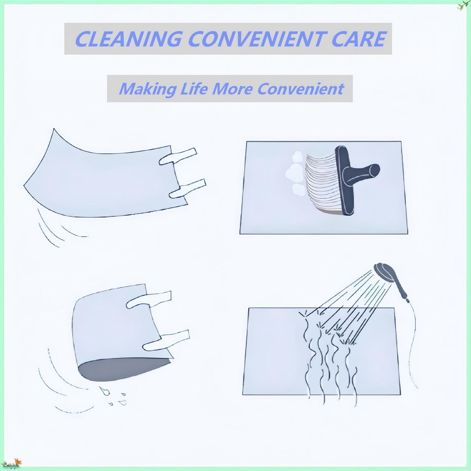 Teppichläufer Flur 50 x 200 cm Provence Lavendel Rutschfester Küchenteppich Ländlich abwaschbar, moderner Läufer für Wohnzimmer, Büro, Schlafzimmer und Küche