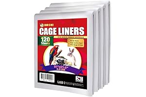 HASHI Bird Cage Liners - 120 Pack for Large Pigeon Cages