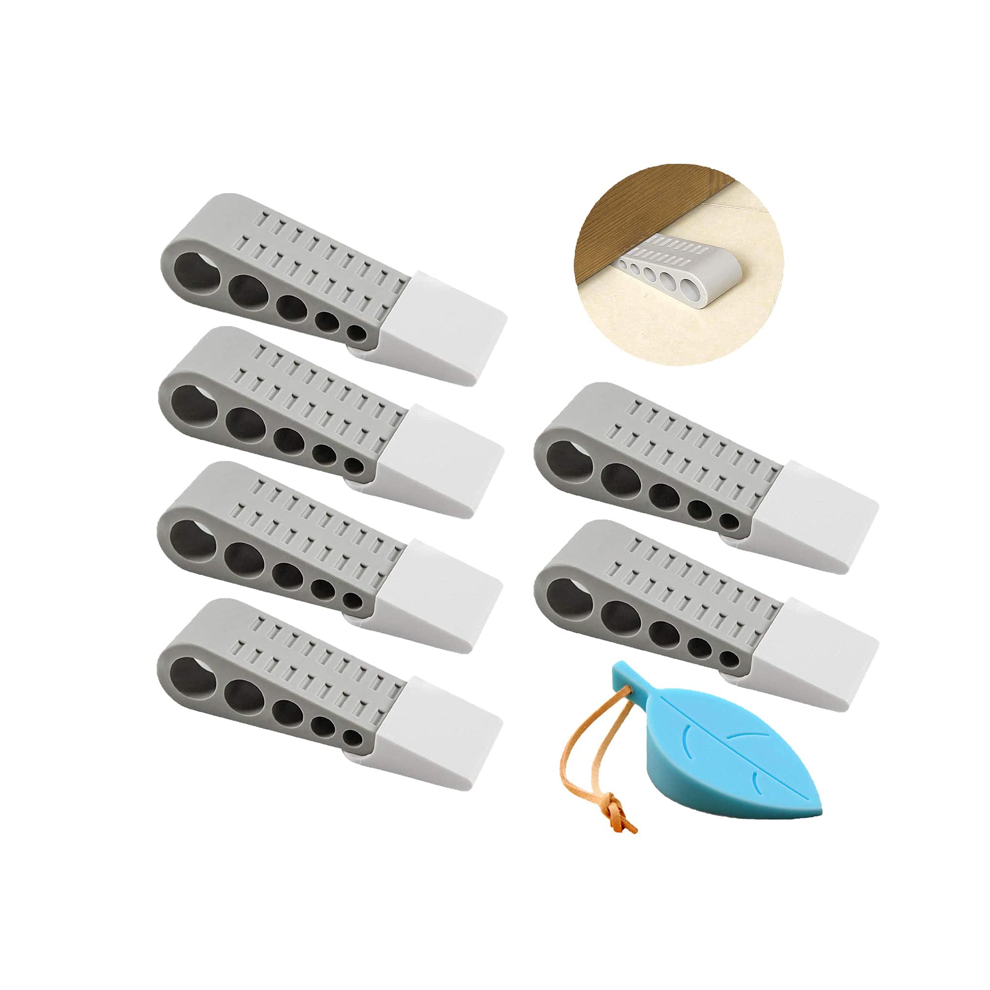 STORE 2508 Rubber Wedge Door Stopper with Free Leaf Shape Door Stopper 6pcs (B08H2478Q2) Amazon Price History, Amazon Price Tracker