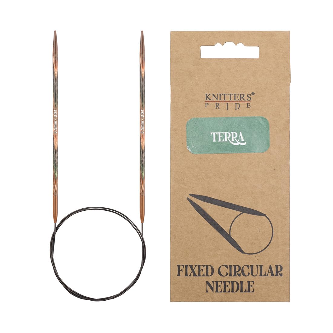 Knitter's Pride Terra Circular Needle 25 cm 3.50 mm - 1 piece