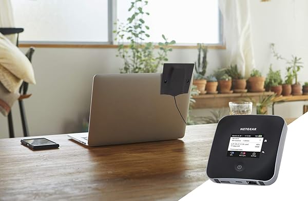 Netgear 6000450 MIMO Antenna di Rete con 2 Connettori TS 9 per Modem USB da 3G4G e Hotspots Mobili Colore Nero