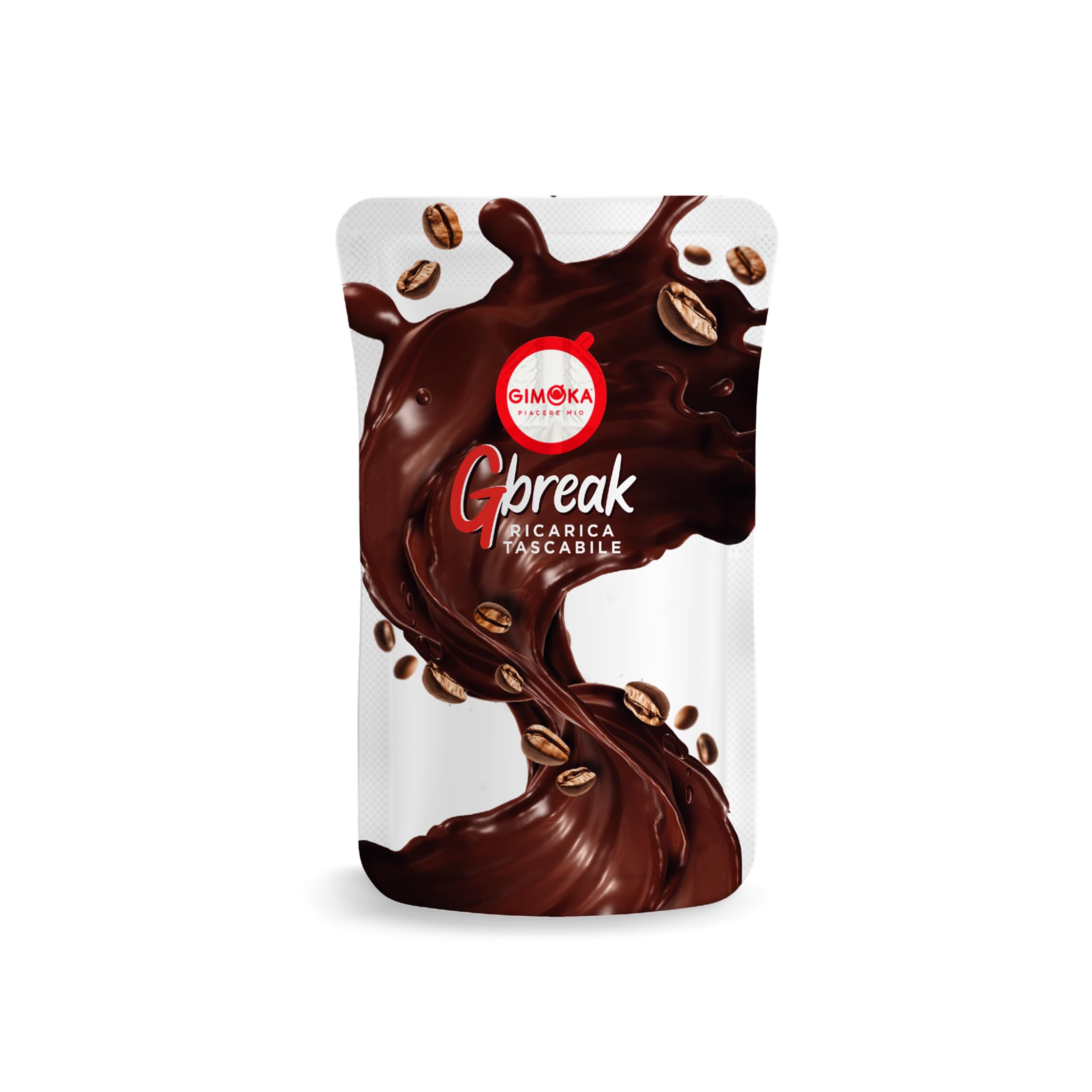 Gimoka Gbreak – Schokolade und Kaffee – Nachfüllpackung für eine praktische und leckere Pause im Taschenformat - 3 Einzeldosis - SQUEEZEPACKS à 18 g