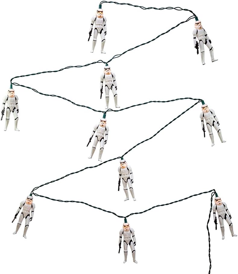 Kurt S. Adler UL 10-Light Star Wars Storm Trooper Light Set (SW9153)