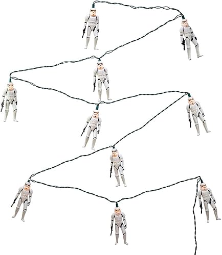 Kurt Adler - Juego de 10 luces UL de Star Wars Storm Trooper (SW9153)