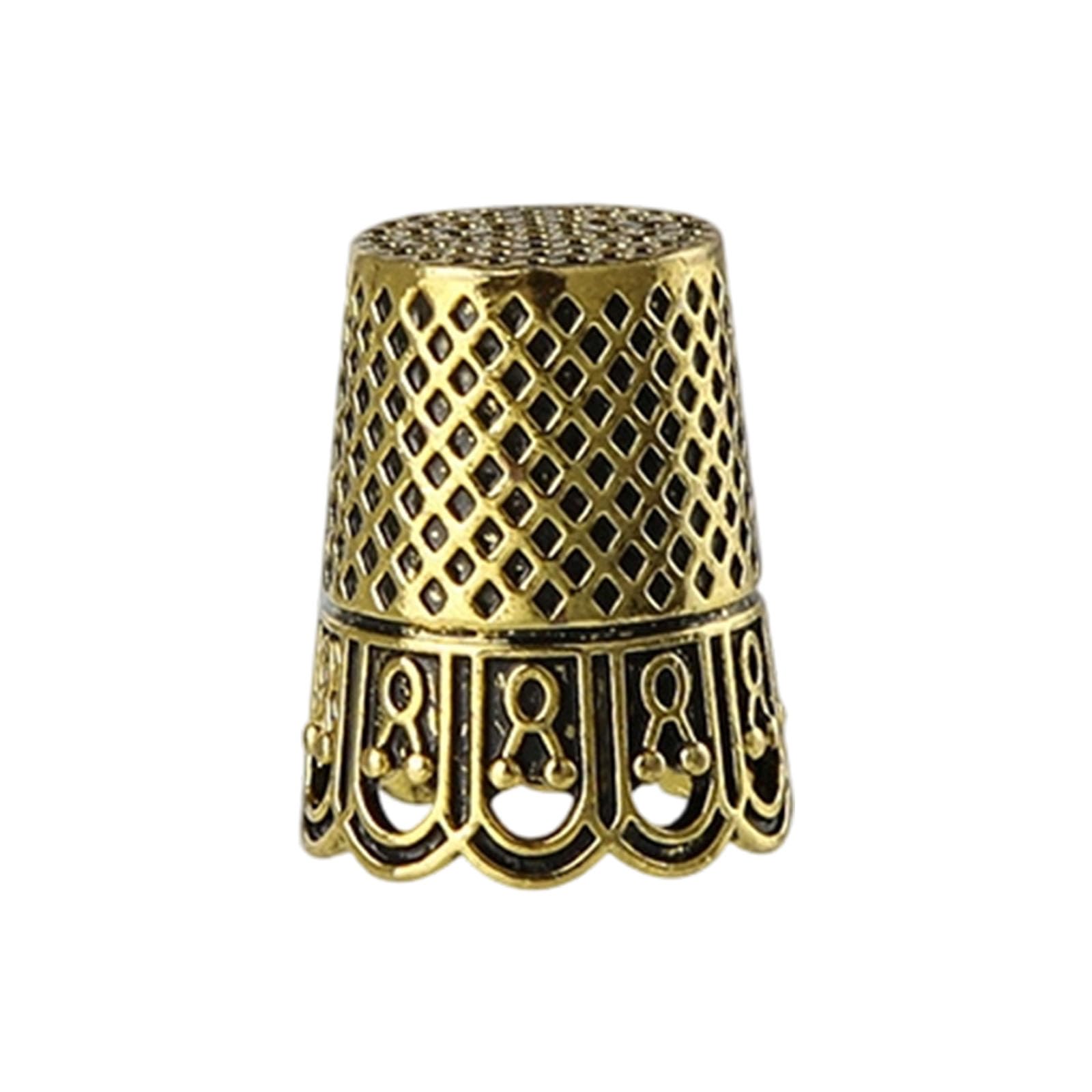 Kalttoy Metal Thimble Awl Set Practical Sewing Companion for Artisanal Professional Dressmaking Equipment