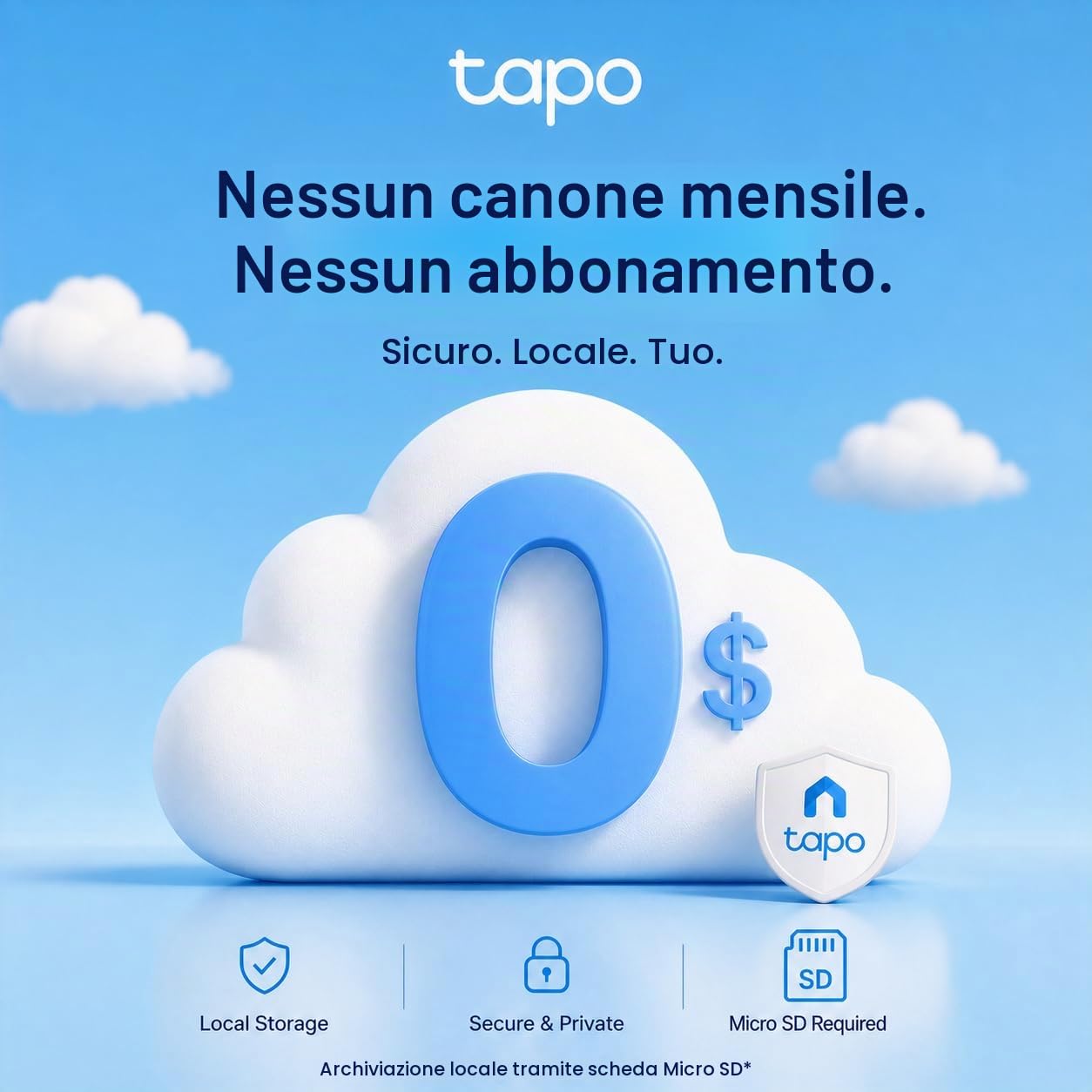 TP-Link Tapo Telecamera di sorvegl. Outdoor Pan/Tilt Wi-Fi TC41 2K