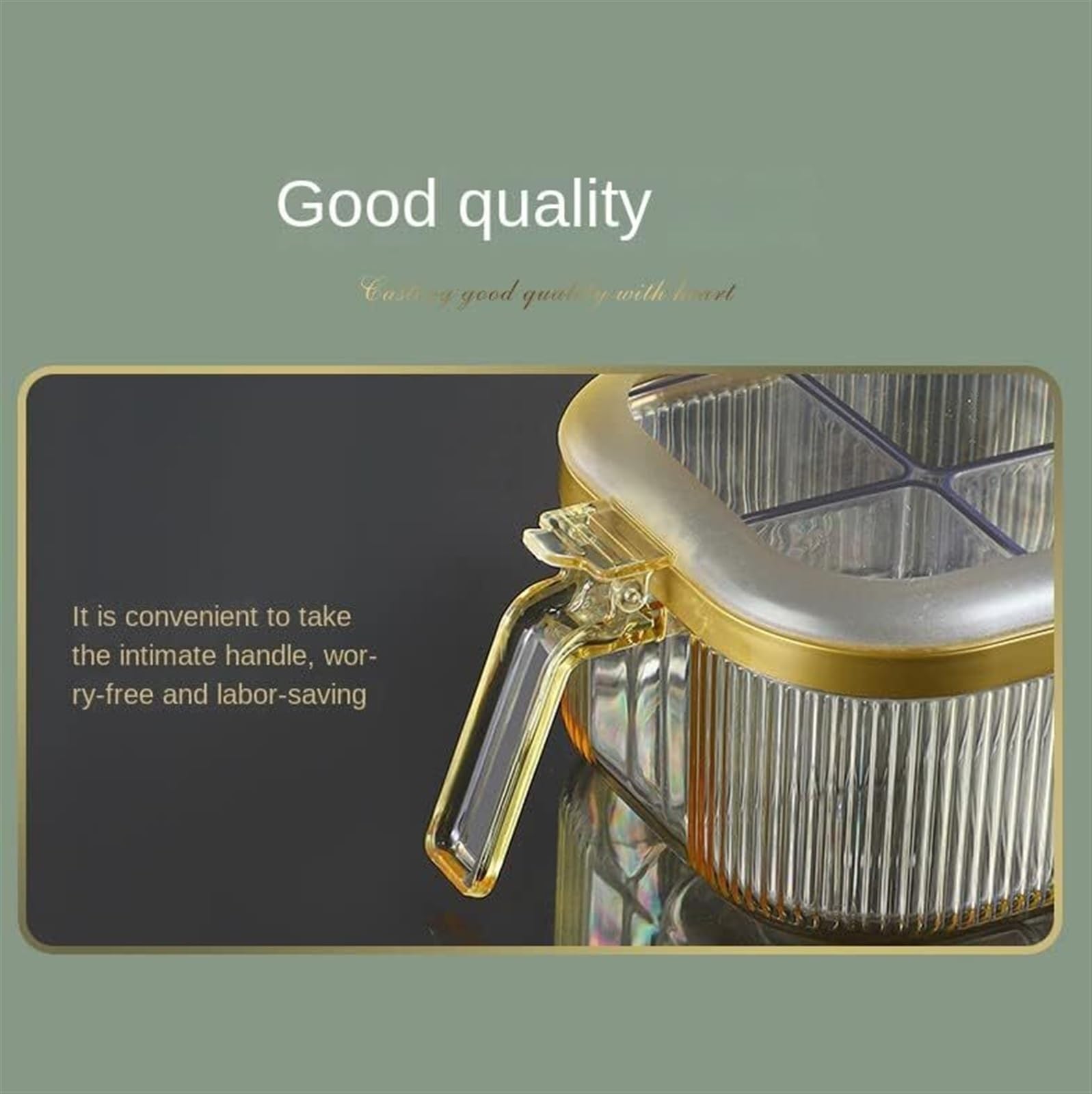 Pots d'assaisonnement, boîte à épices, ensemble de combinaison de boîtes d'assaisonnement, pots à condiments de cuisine à domicile, réservoir de sel Msg, boîte de rangement multi-grilles for sucrier,
