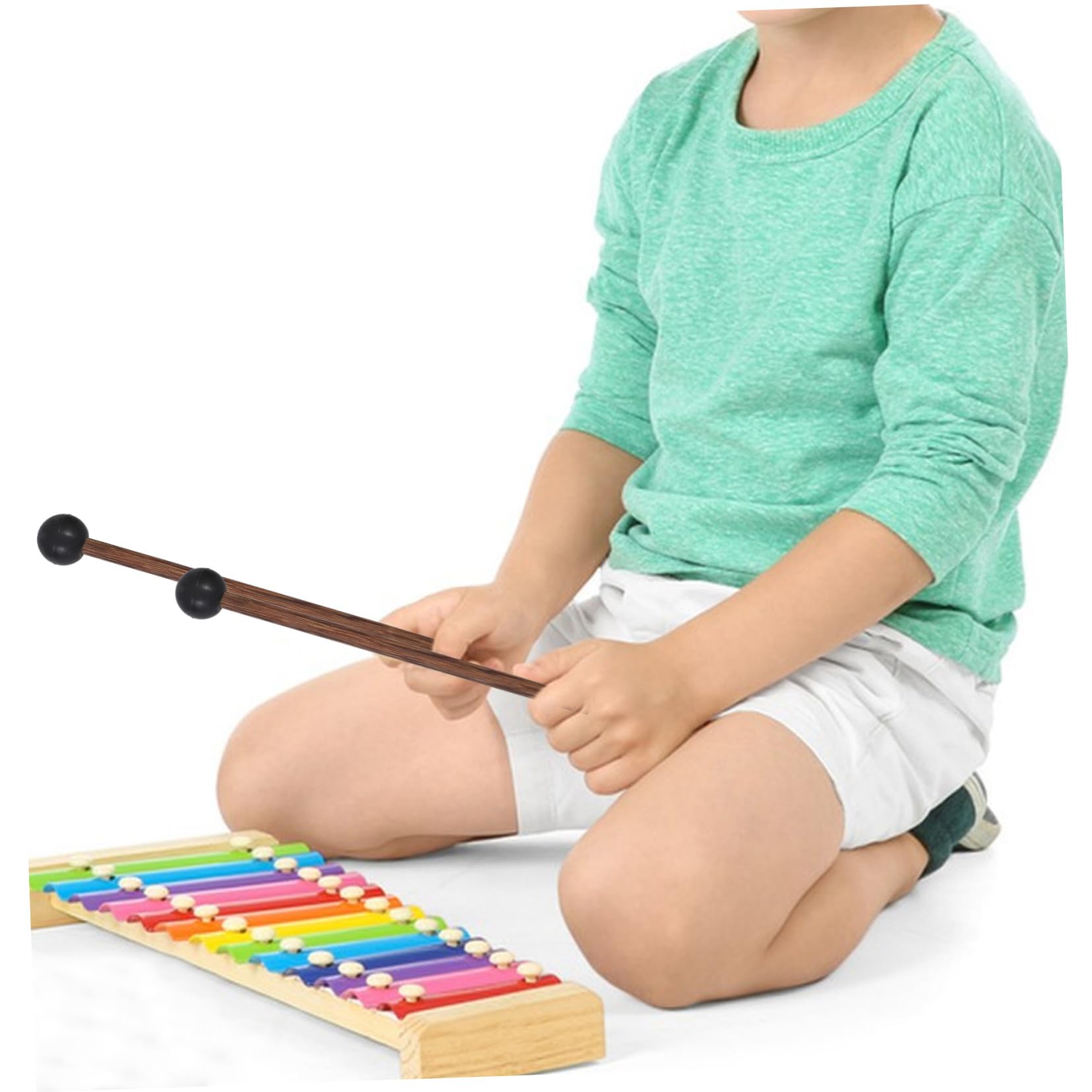 VICASKY Lot de 4 paires de de percussion pour xylophone Marimba de batterie pour xylophone Marimba
