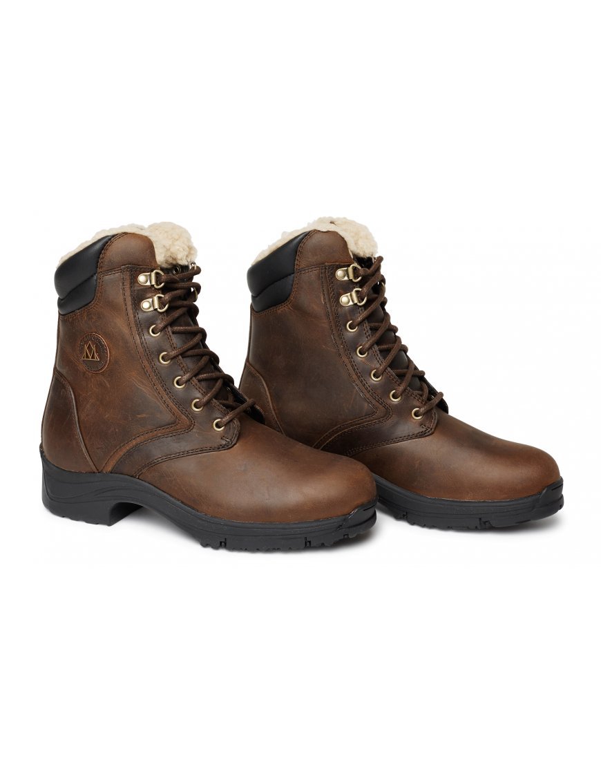 MOUNTAIN HORSE Winterstiefelette Snowy River Lace, braun