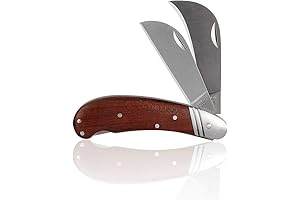 Double-Edged Pruning Knife: The Essential Grafting Companion