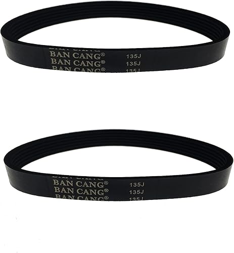 Miniatura 2 de 135J6 Poly V - Correa de transmisión para Ryobi AP10 AP-12, Delta 22-540 22-546 TP300, Wen 6550 (paquete de 2)