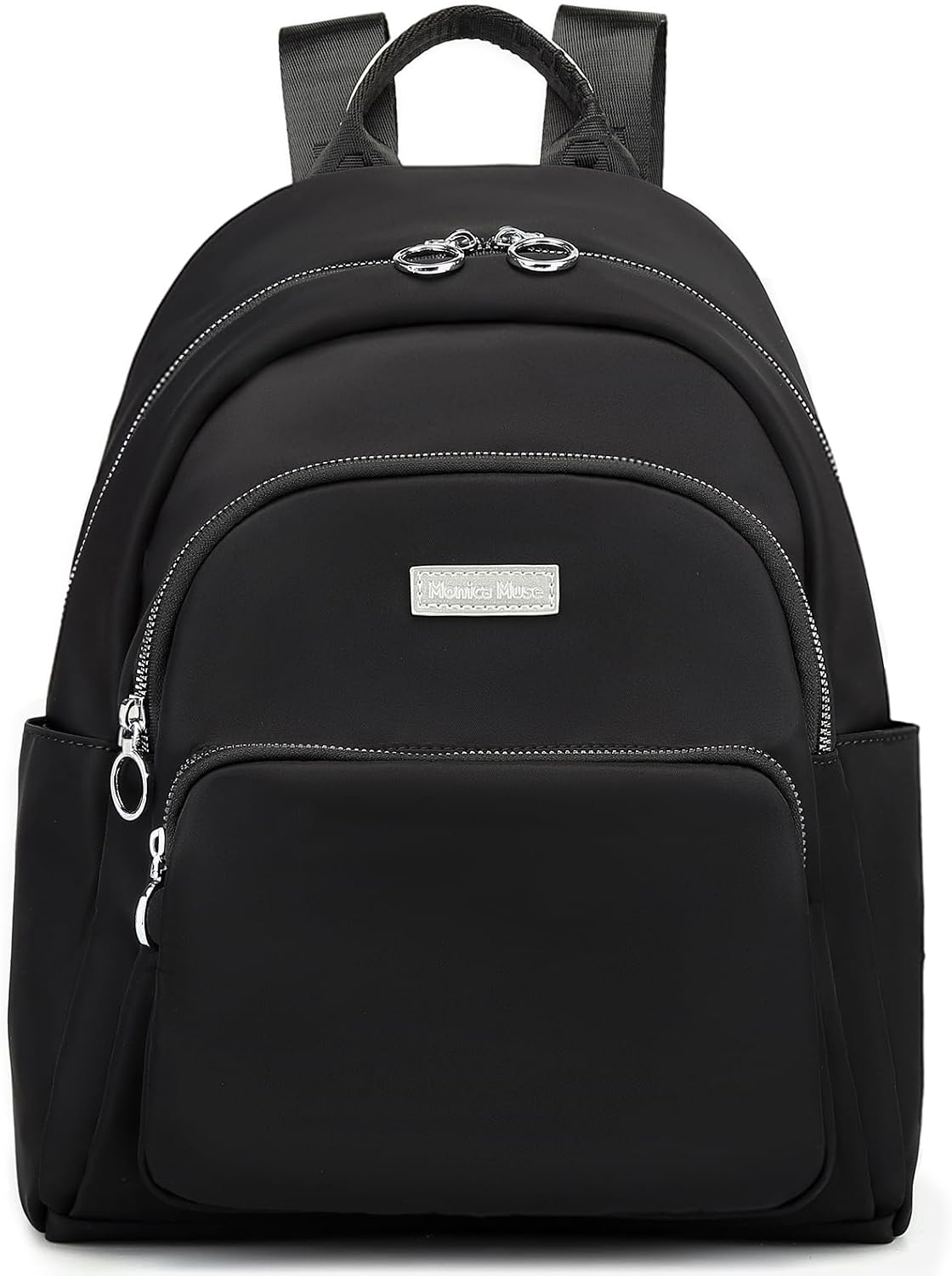 Mini Backpack for Women, Waterproof Stylish Daypack Purse Shoulder Bag, Small Lightweight Travel Backpack College, Ladies Gift Casual Daily Work, Black