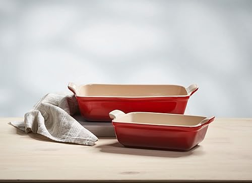 Miniatura 4 de Fuente de cerámica para el horno, colección Heritage de Le Creuset, Blanco