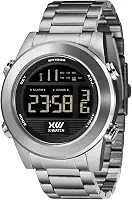 Relógio X-Watch Masculino Ref: Xmssd003 P2sx Digital Aço Prateado
