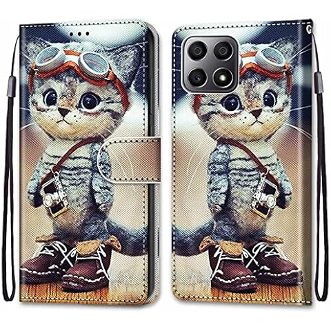 SNCLET 360° Protection Wallet Case for Honor 70 Lite Cover