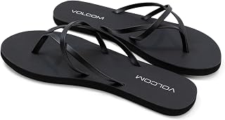 Volcom Women's All Day Long Flip Flop Sandals – Comfortable Thong Sandals for Travel & Beach Wear