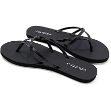Volcom Womens All Day Long Flip Flop Sandals Comfortable Thong Sandals for Travel & Beach Wear