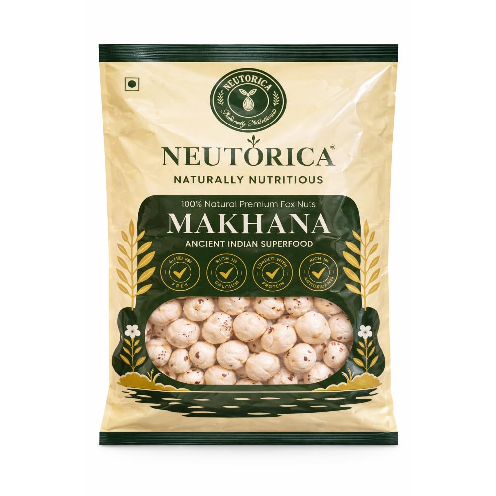 NEUTORICA Premium Handpicked Raw Makhana (Fox Nuts) | Farmer-Sourced | 100% Natural | Gluten-Free | High Protein Superfood | Rich in Calcium & Antioxidants | No Preservatives or Chemicals (150gm)-image-30