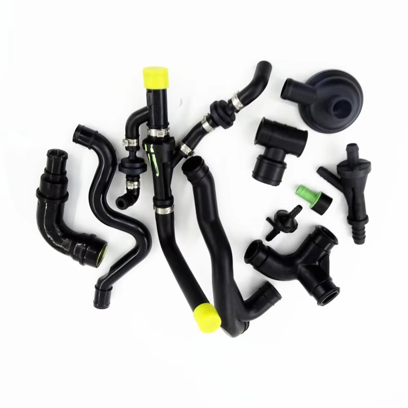 Fvoirss One Color Engine Breather Vent Hose Compatible With Seat For Cordoba 1999-2002 For Ibiza/St 1999-2010 1.8T Crankcase Breather Ventilation Exhaust Hose Assembly 058133753D