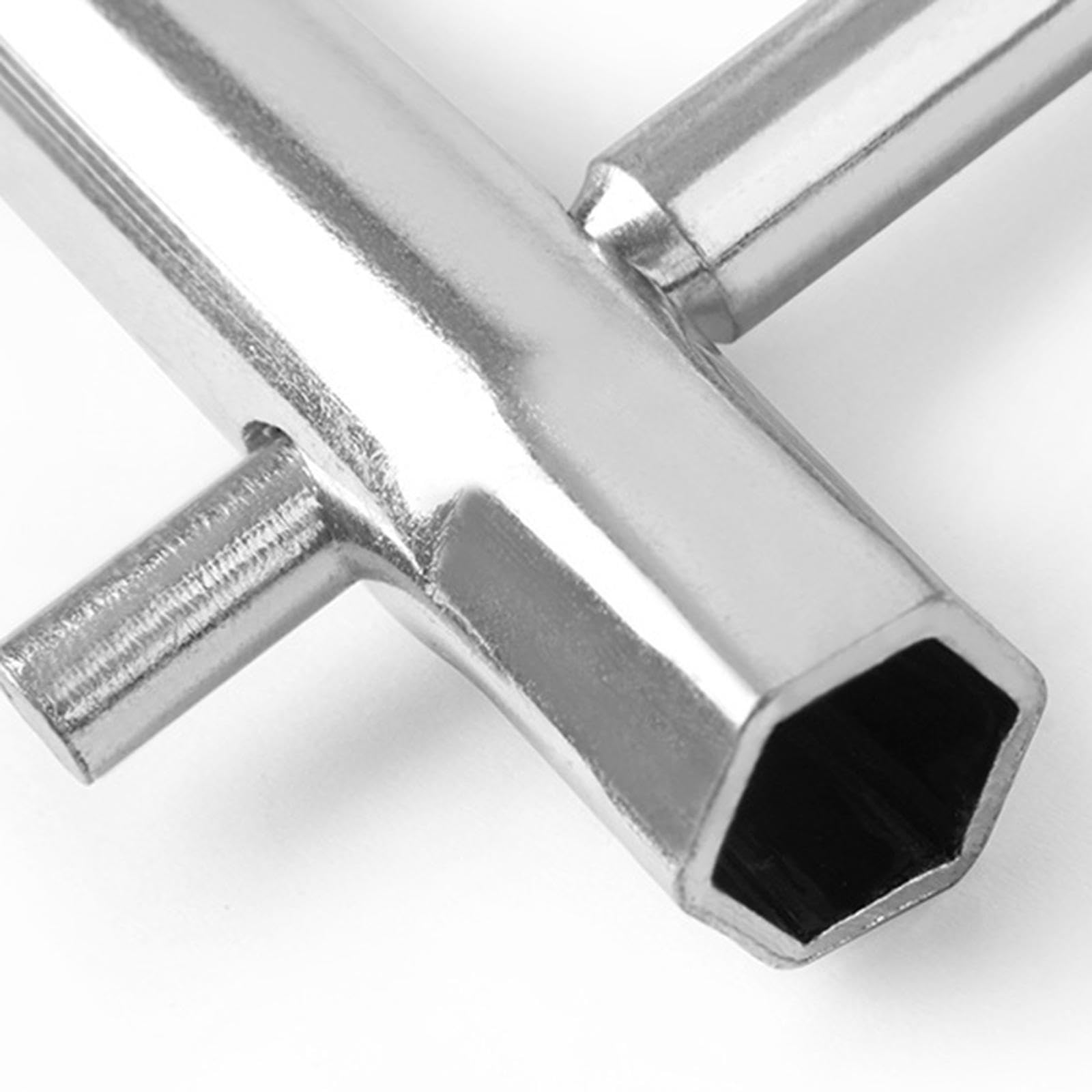 Juego de 4 llaves de tubo de válvula de ducha, llave de caja métrica de 813 mm, llave de doble extremo, para mantenimiento de grifo de agua (5 juegos)