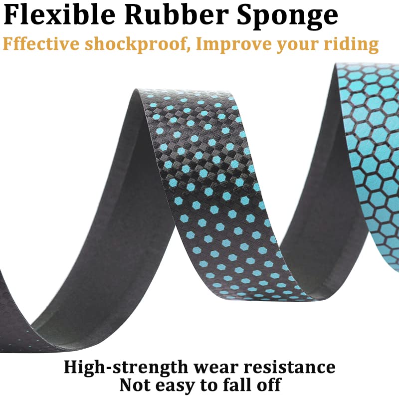 Miniatura 5 de Cinta de barra de bicicleta EVA Camouflage Series Comfort Road Bike Handlebar Cinta de barra de bicicleta con tapones de extremo de barra, 2 rollos