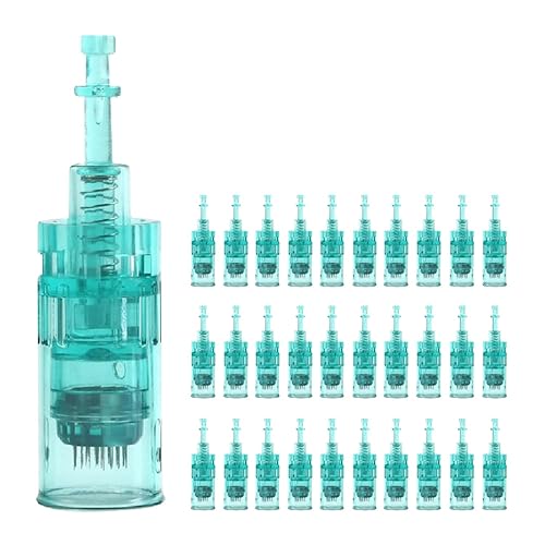 Dr Pen - Juego de 30 cartuchos de repuesto para agujas 30 x 24 pines compatible con Dr Pen A6s Ultima