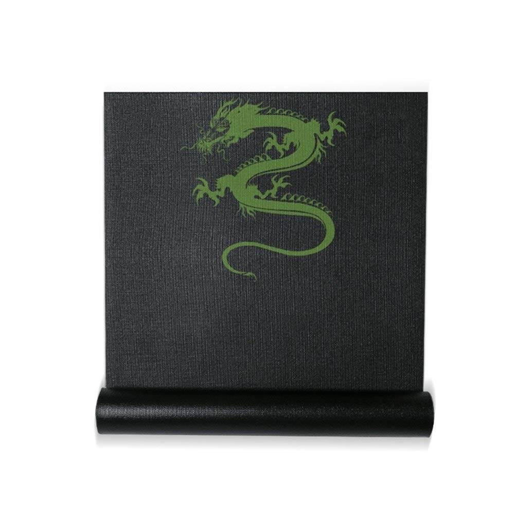 LWLEI Yoga Mat HPE Eco Friendly Non Slip Fitness Exercise Mat for Yoga Pilates and Gymnastics for Men, 183 X 68 Cm pad