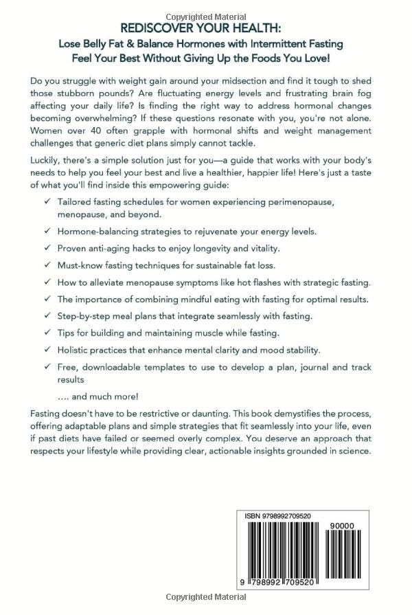 Intermittent Fasting For Women Over 40: A Simple Guide to Shed Belly Fat, Balance Hormones, Unlock Healthy Aging & Boost Energy for a Healthier You (Intermittent Fasting Over 40 Series) - Image 2