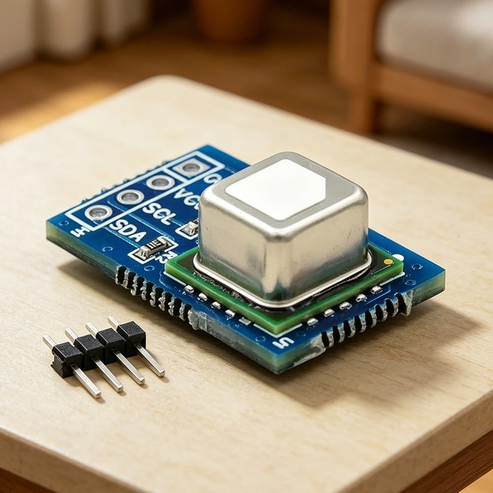 SCD40 - Módulo de sensor con temperatura y humedad, interfaz I2C alto para agricultura HVAC, hogar inteligente, diseño compacto