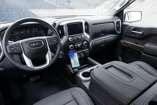 Scosche PC835471 ProClip Soporte de consola para mano izquierda compatible con camionetas Chevy Silverado 1500 2019-2023, GMC Sierra 1500 2019-2021,