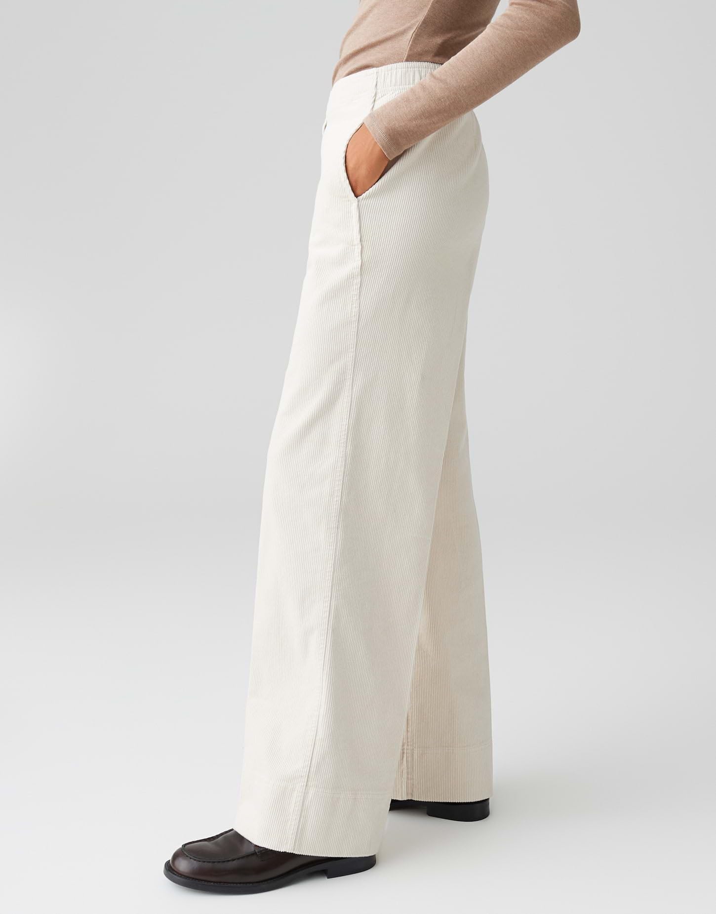 OPUS Damen Wide Leg Pants | MILENI Cargo Wide Leg Jogpants aus Cord