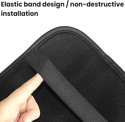 Miniatura 5 de Tapete de almacenamiento para reposabrazos de automóvil, de cuero de microfibra, impermeable, almohadilla de consola central para automóvil,